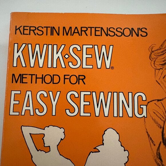 Kwik-Sew Method For Easy Sewing 1982 Vintage Book Kerstin Martensson - Picture 7 of 8